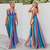 cheap Women&#039;s Costumes-Pride Rainbow Dress Rainbow Chiffon Maxi Dress Adults&#039; Women&#039;s Casual Pride Parade Pride Month Halloween Carnival Easy Carnival Costume