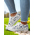 cheap Women&#039;s Sneakers-Women’s Lace - Up Canvas Sneakers with Floral Print – Casual &amp; Youthful Style for Teenagers and Young Women in School, Street Outings &amp; Casual Gatherings