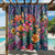 cheap Waterproof Curtains-Waterproof Outdoor Curtain Privacy, Sliding Patio Curtain Drapes, Pergola Curtains Grommet 3D Summer Floral Landscape For Gazebo, Balcony, Porch, Party, 1 Panel