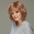 cheap Older Wigs-Womens Light Brown Short Wig with Bangs Layered Natural Fluffy Hair Wig for Daily Party Use