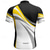 cheap Men's Jerseys-Men's Cycling Jersey Geometric Short Sleeve Bike Tee Tshirt Jersey with 3 Rear Pockets Mountain Bike MTB Quick Dry Anatomic Design Wicking Breathable Sports Yellow Red Blue Clothing Apparel