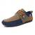abordables Zapatos Informales con Cordones-Zapatillas deportivas informales de punto bicolor para hombre: zapatillas deportivas transpirables con cordones de nailon para uso diario.