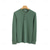 abordables T-shirts et débardeurs élites pour hommes-Homme T-shirt manche longue Couleur Pleine Neutre Quotidien Occasionnel Boutonner Henley École Maison Travail Toutes saisons Vert foncé Gris foncé Noir T-shirt Henley
