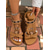 ieftine Sandale de vacanță-sandale plate de damă boeme cu margele florale – sandale gladiator cu slip-on în stil etnic pentru excursii la plajă și vacanțe de vară