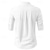 cheap Cotton Linen Shirt-Men&#039;s Shirt Linen Shirt Popover Shirt Casual Shirt Cotton Shirt Plain Vacation Hawaiian Black White Apricot Gray 3/4 Length Sleeve Band Collar Summer Spring Clothing Apparel Button-Down