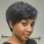 cheap Black &amp; African Wigs-Short Pixie Cut Wigs - 4 Inch Natural Black Mix Brown Short Layered Wig For Black Women Light Yaki Straight Daily Costume Synthetic Hair Wigs Heat Resistant