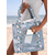 economico Borsette e borse tote-Borsa da spiaggia a rete floreale da donna – grande borsa a tracolla estiva impermeabile con tasche, leggera e traspirante per vacanze, piscina e viaggi, verde vino e blu scuro