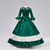 baratos Vestidos-Vintage Rococó Renascentista Maxi Vestidos Normal Julieta Princesa Noiva Pregueado Com Babados Princesa Decote Redondo Fantasia Mulheres Dia Das Bruxas Carnaval Baile de Máscaras Festa dia das Bruxas