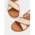 abordables Sandales de Vacances-Sandales plates à brides croisées tissées pour femmes – sandales bohèmes décontractées pour les promenades estivales et les rendez-vous romantiques en journée