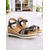 cheap Vacation Sandals-Women&#039;s Cork Wedge Sandals – Brown Strappy Espadrille Platform with Buckle, Casual Summer Shoes for Daily Wear, Travel and Beach Outfits
