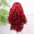 cheap Synthetic Lace Wigs-Synthetic Lace Wig Body Wave Style 22 inch Red Middle Part 13x4 Lace Front Wig Women&#039;s Wig Red / Brown