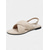 abordables Sandales de Vacances-Sandales plates à brides croisées tissées pour femmes – sandales bohèmes décontractées pour les promenades estivales et les rendez-vous romantiques en journée