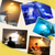 abordables Luces de disco-1 lámpara de pared con control remoto RGB táctil magnético con atenuación, carga USB, rotación de 360 grados, iluminación de lectura para escalera y mesita de noche.