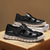 abordables sandalias de exterior-Sandalias de pescador de piel sintética marrón para hombre: cómodas sandalias con velcro para exteriores, ideales para verano y uso informal.