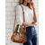 economico Borsette e borse tote-Borsa a tracolla da donna in similpelle con doppi manici – borsa a tracolla casual vintage con tracolla per ufficio, viaggi e uso quotidiano