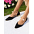 abordables Ballerines femme-Ballerines bordeaux à bout pointu pour femme – chaussures en daim avec bride de cheville en perles pour des rendez-vous élégants en journée