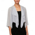 cheap Mother&#039;s Wraps-Summer Lightweight Chiffon Shawl For Women Wedding Vest For Ladies Sun Protection Blouse With Flash Collar Medium Length Sleeves