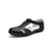 cheap Women&#039;s Flats-Women&#039;s Laser-Cut Faux Leather Comfort Sandals – Casual Magic Tape Shoes for Everyday Use