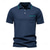 billige Klassisk poloskjorte for menn-Herre Golf poloskjorter Piké poloskjorter Arbeid Virksomhet Ribbet polokrage Klassisk Kortermet Grunnleggende Moderne Helfarge Lomme Knapp foran Sommer Vår sommer Normal Mørkerød Hvit Navyblå Grønn