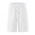 cheap Sweat Shorts-Men&#039;s Shorts Summer Shorts Casual Shorts Pocket Drawstring Elastic Waist Plain Textured Comfort Breathable Knee Length Outdoor Vacation Sport Casual Black White