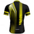 ieftine Tricouri pentru bărbați-Bărbați Jersey de ciclism Geometric Manșon scurt Bicicletă Tricou Tee Jerseu cu 3 buzunare spate Ciclism montan Uscare rapidă Proiectare anatomică Wicking Respirabil Sport Galben Rosu Albastru