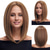 cheap Synthetic Trendy Wigs-Synthetic Wig kinky Straight Natural Straight Middle Part Deep Parting Machine Made Wig 16 inch A1 Synthetic Hair Women&#039;s Classic Comfortable Color Gradient Blonde