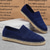 olcso Slip-On hétköznapi cipők-férfi bézs vakációs espadrillák szőtt dizájnnal – kényelmes és stílusos lábbeli nyári és tengerparti kirándulásokhoz