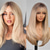 cheap Synthetic Trendy Wigs-Auburn Long Layered Wig with Bangs Ginger Straight Hair Wigs for WomenRed Hair Synthetic Heat Resistant Wig for Party Cosplay Dality Use