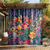 cheap Waterproof Curtains-Waterproof Outdoor Curtain Privacy, Sliding Patio Curtain Drapes, Pergola Curtains Grommet 3D Summer Floral Landscape For Gazebo, Balcony, Porch, Party, 1 Panel