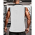 preiswerte Fitness Tank-Tops-Herren Tank Top Weste Unterhemd Ärmelloses Shirt Ärmellos Mit Kapuze Sommer Farbblock Mode Designer Basic Patchwork Urlaub Straße Ausgehen Schwarz Weiß Rote Top T-Shirt für Herren