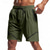 cheap Casual Shorts-Men&#039;s Athletic Shorts Shorts Running Shorts Gym Shorts Sport Daily Quick Dry High Stretch Comfortable Drawstring Elastic Waist Zipper Pocket Line Short Gymnatics Casual Activewear Wine Red Black