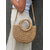 voordelige Handtas &amp; Draagtassen-dames geweven stro strandtas met ronde handgrepen en lange riem - boho zomerhandtas voor vakantie, reizen en casual outfits roze oranje bruin