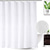 economico Tende doccia-Fodera per tenda da doccia bianca tessuto pesato repellente all&#039;acqua 180cm*180cm (70&quot;*70&quot;) per bagno hotel spa inodore lavabile