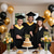 abordables Saison de Diplôme-Lot de 100 bâtons de centre de table double face pour fête de remise des diplômes de la classe 2025, décorations de table pour fête de remise des diplômes 2025, fournitures de fête