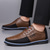 cheap Casual-Men&#039;s Brown and Black Lace-Up Sneakers – Stylish Sporty Shoes for Casual Outings and Active Lifestyles