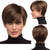 cheap Older Wigs-Short Blonde Pixie Cut Wigs for Women Fluffy Layer Lowlight With Root Stretch Synthetic Hair Pixie Wig with Bangs for Women Replacement Wig Daily Wear