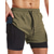 baratos Calções Estilo Casual-Homens Calção Justo de Natação Shorts de Natação Bermuda de Surf Bloco de cor Secagem Rápida Respirável Com forro de compressão com passador de toalha Férias Praia Havaiana Casual Preto