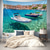 preiswerte Ozeanstrand Wandteppich-Landschaft Ozean Höhle Hängetapete Wandkunst Große Wandteppich Mural Dekoration Fotografie Hintergrund Decke Vorhang Heim Schlafzimmer Wohnzimmer Dekoration