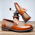 cheap Loafers-Men's Brown and Tan Brogue Dress Shoes - Stylish Formal Shoes for Dance Parties and Special Celebrations