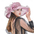 cheap Party Hats-2025 Womens Organza Church Derby Hat - Elegant Fashionable Tea Party Fascinator and Church Hat