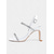 cheap Prom-Women&#039;s White Rhinestone Block Heel Sandals – Bridal Prom Heels for Weddings, Parties and Elegant Evenings