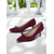 cheap Stiletto Heels-Women’s Fabric Pointed-toe Kitten Heel Pumps with Bow Detail – Chic &amp; Feminine Style for Office Ladies in Workdays &amp; Semi-formal Occasions