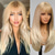 cheap Synthetic Trendy Wigs-Auburn Long Layered Wig with Bangs Ginger Straight Hair Wigs for WomenRed Hair Synthetic Heat Resistant Wig for Party Cosplay Dality Use