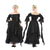 ieftine Rochii-Retro / vintage Rococo Punk și gotic Rochii Rochie de inspirație Regency Sonerie Mâneci Bufante Viching elfică Costume de fancy Pentru femei Celtic Pirat Fantezie Halloween Carnaval Mascaradă Casul