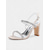 cheap Prom-Women&#039;s White Rhinestone Block Heel Sandals – Bridal Prom Heels for Weddings, Parties and Elegant Evenings
