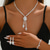 cheap Jewelry Sets-Bridal Jewelry Sets Three-piece Suit Zircon Rhinestone 1 Necklace Earrings Bracelets Women&#039;s Elegant Vintage Cute Tassel Fringe Precious irregular Jewelry Set For Wedding Party