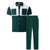 abordables Ensembles de t-shirts basiques pour hommes-Homme Ensembles T-shirt Ensembles de Pantalons Tenues 2 pièces Manche Courte Col de chemise Été Bloc de Couleur Mode Occasionnel 2 pièces Vacances Tenue quotidienne Sortir Noir Vin Vert foncé T-shirt