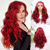cheap Synthetic Lace Wigs-Synthetic Lace Wig Body Wave Style 22 inch Red Middle Part 13x4 Lace Front Wig Women&#039;s Wig Red / Brown