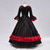 baratos Vestidos-Vintage Rococó Renascentista Maxi Vestidos Normal Julieta Princesa Noiva Pregueado Com Babados Princesa Decote Redondo Fantasia Mulheres Dia Das Bruxas Carnaval Baile de Máscaras Festa dia das Bruxas