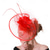voordelige Bruiloft Zendspoel-Helm Veren Sinamay Bruiloft Avond Feest Elegant Bruiloft Met Veer Bloem Helm Hoofddeksels